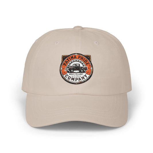 Vintage Surf Co. Embroidered Dad Cap — Surfboard Logo Baseball Hat