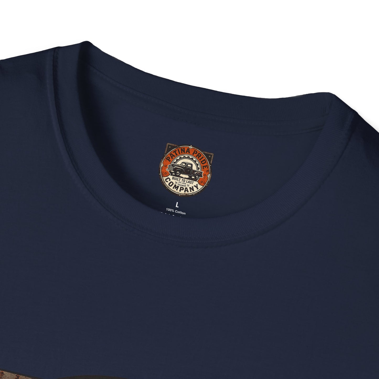 Patina Pride Vintage Truck T-Shirt — "Built to Last" Retro Auto Graphic Tee