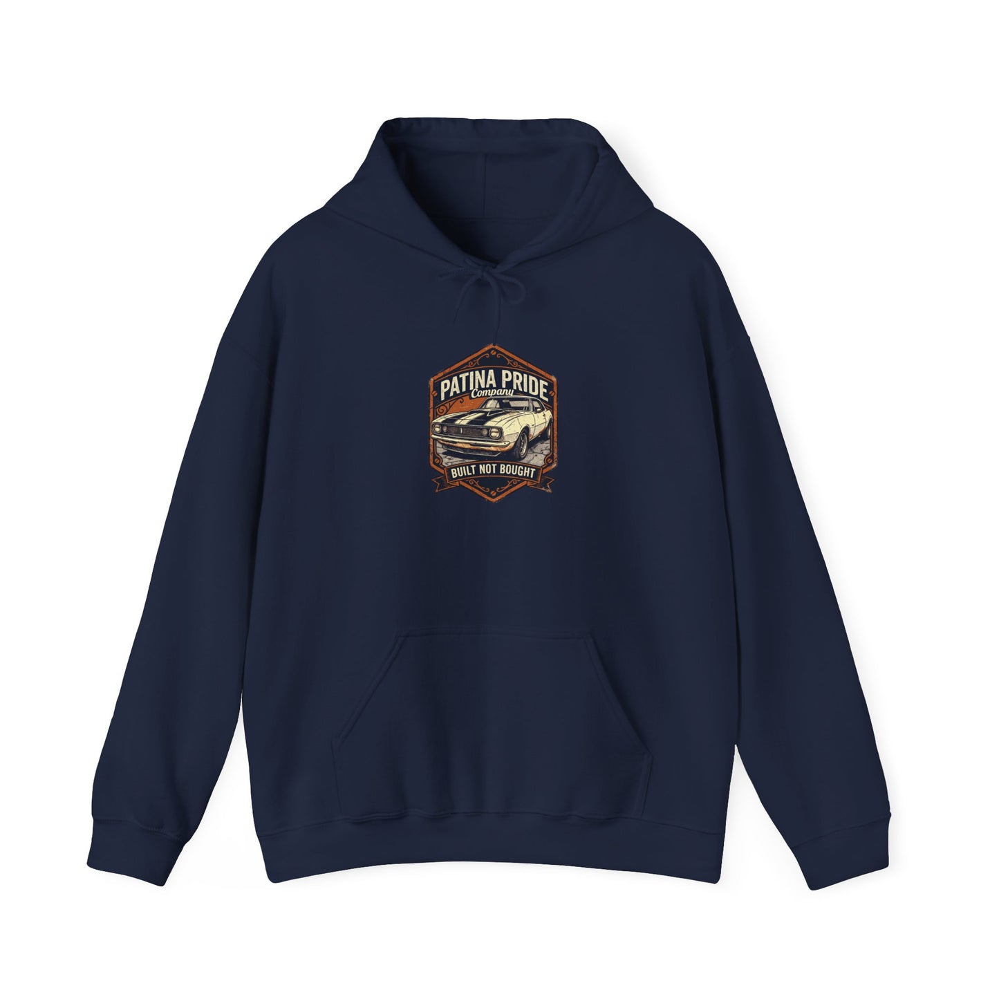 Patina Pride Vintage Car Hoodie — 'Patina Pride' Classic Automotive Sweatshirt