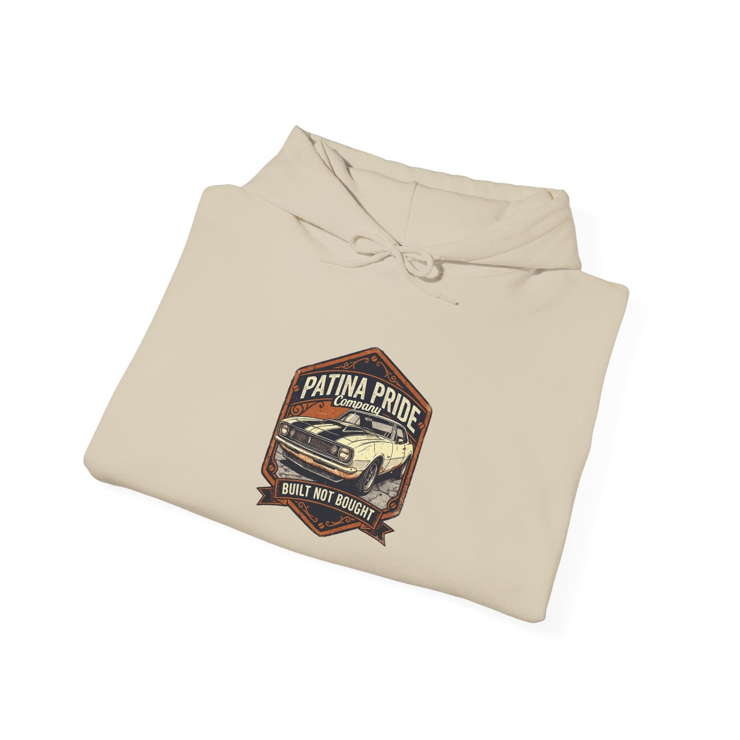 Patina Pride Vintage Car Hoodie — 'Patina Pride' Classic Automotive Sweatshirt