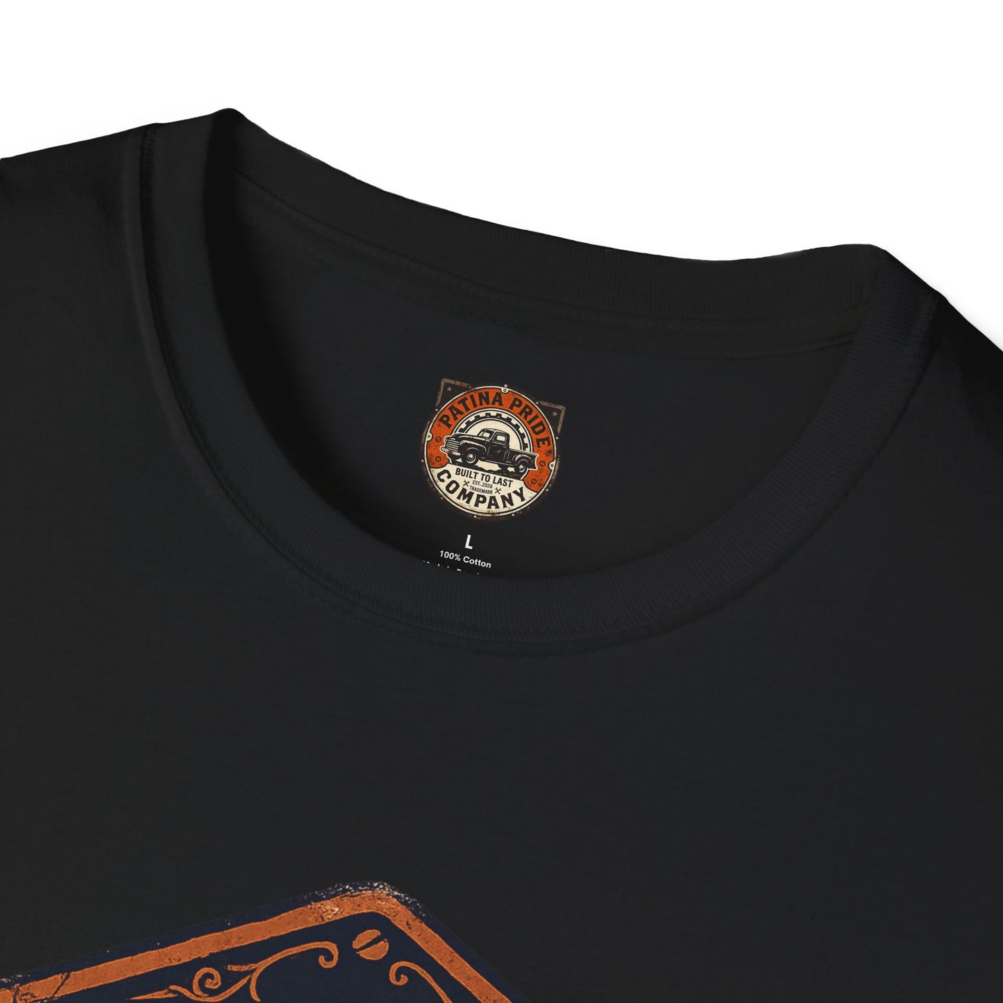 Vintage Patina Pride Car Tee — “Built Not Bought” Classic Muscle Shirt