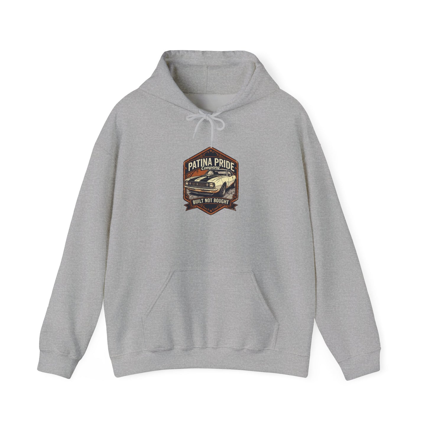 Patina Pride Vintage Car Hoodie — 'Patina Pride' Classic Automotive Sweatshirt