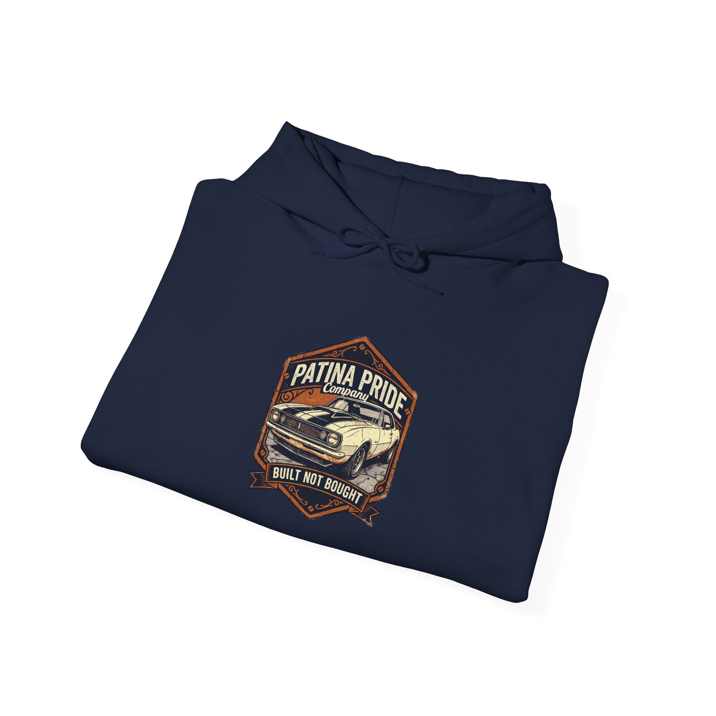 Patina Pride Vintage Car Hoodie — 'Patina Pride' Classic Automotive Sweatshirt