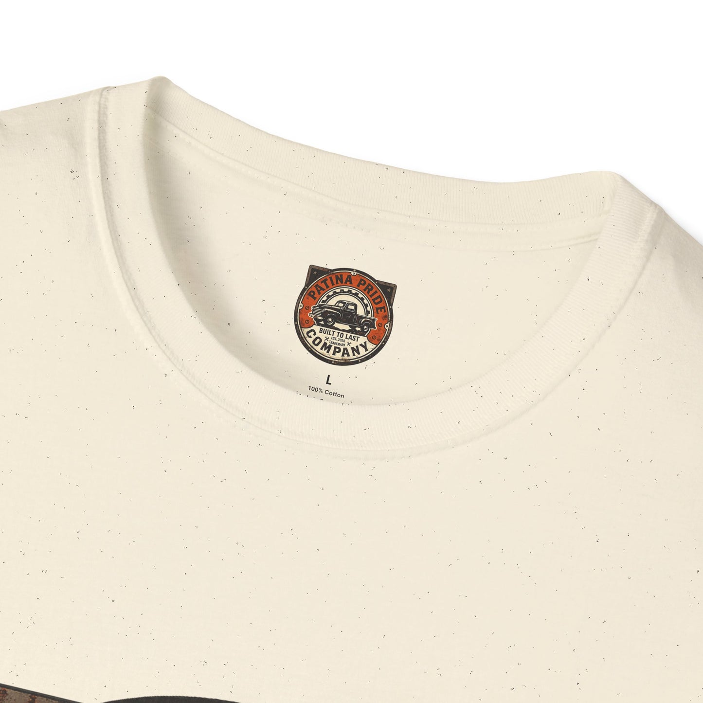 Patina Pride Vintage Truck T-Shirt — "Built to Last" Retro Auto Graphic Tee