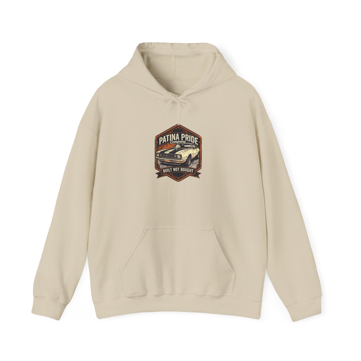 Patina Pride Vintage Car Hoodie — 'Patina Pride' Classic Automotive Sweatshirt