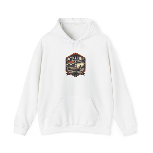 Patina Pride Vintage Car Hoodie — 'Patina Pride' Classic Automotive Sweatshirt