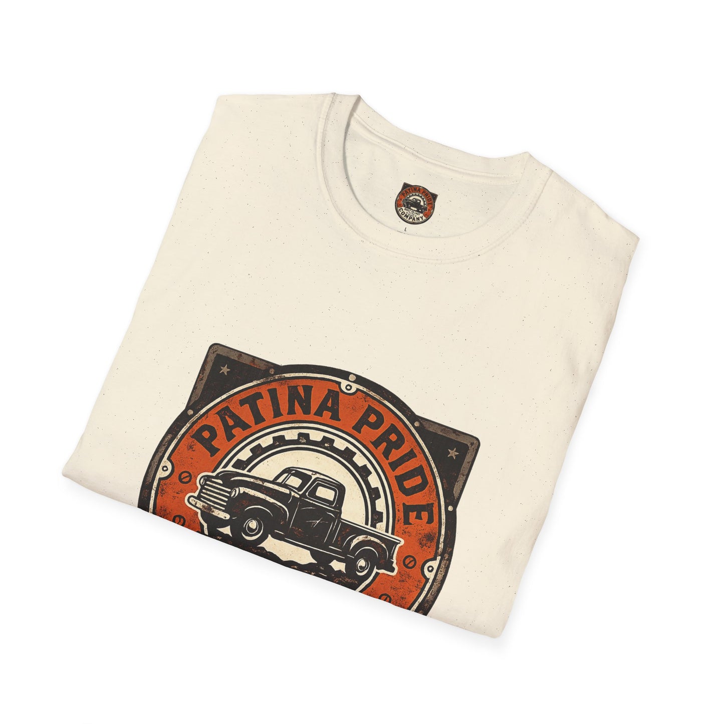 Patina Pride Vintage Truck T-Shirt — "Built to Last" Retro Auto Graphic Tee