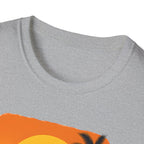 Sunset Surfer on Beach T-Shirt
