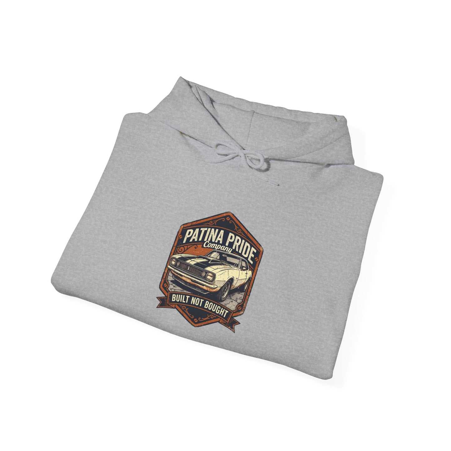 Patina Pride Vintage Car Hoodie — 'Patina Pride' Classic Automotive Sweatshirt