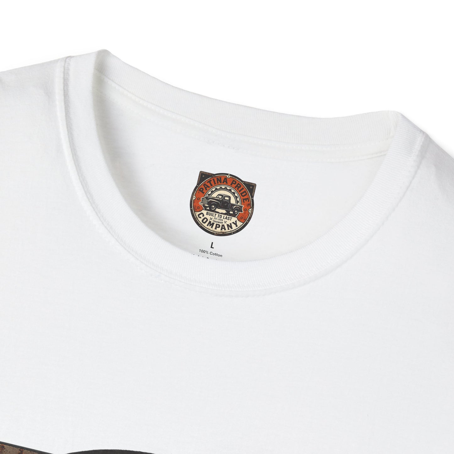 Patina Pride Vintage Truck T-Shirt — "Built to Last" Retro Auto Graphic Tee